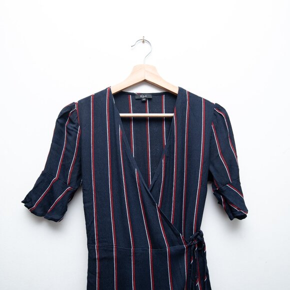 Rails Stripe Wrap Dress "Aimee" - Picture 3 of 8